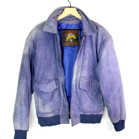 Wilson Other - Wilson's Adventure Bound Blue Leather Jacket